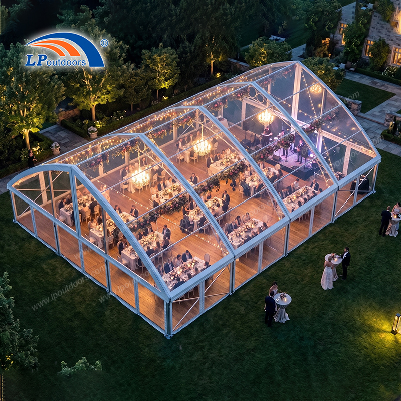 Clear Skyline Arch Orangery Tent for Sale | Luxury Event Marquee