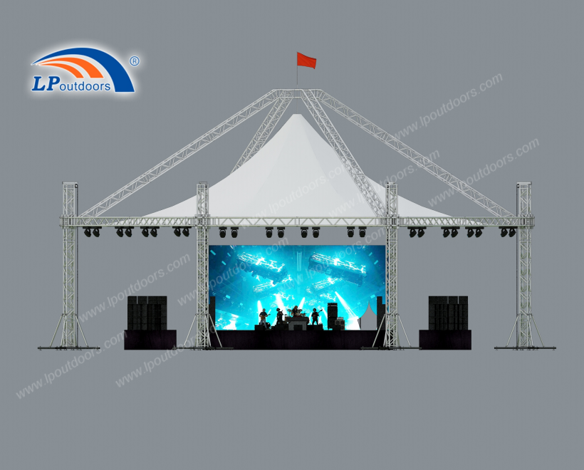 Large Truss Tent for Outdoor Concert Stage and Festival Shows