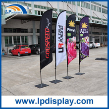 Customized Small Beach Flag Advertising Oudoor Banners and Flags