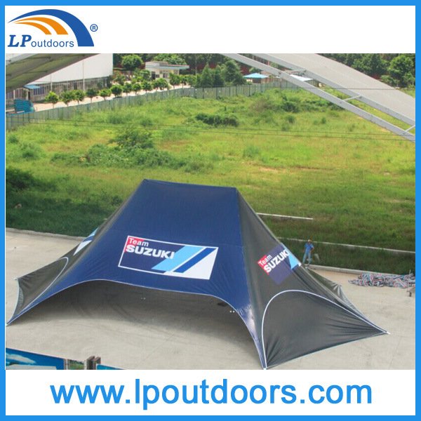 14X19m Outdoor Aluminum Star Shade Tent with Logo Printing from China Manufacturer - LP outdoors