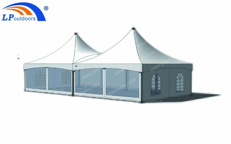 6X12 double top frame tent