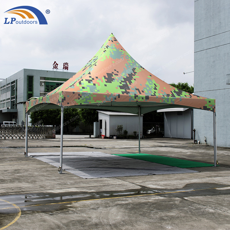 20'X20' Aluminum Frame Canopy Industrial ACU Camouflage Tent for Commercial Advertising (4)