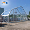 Large curved structure fabric sports event skyline tent for entertainment events in Africa