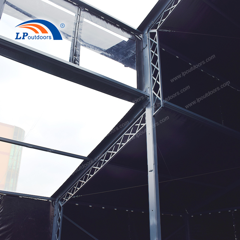 12m Luxury Atrium Wedding Marquee Tent - 200 Capacity Permanent-Style Venue