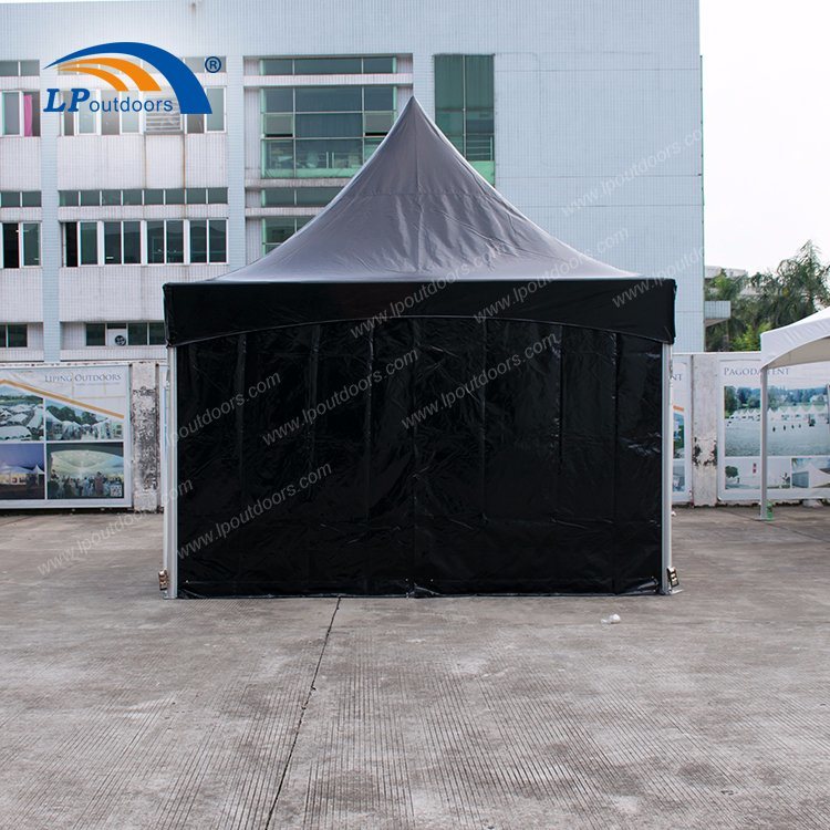 4X4m High Quality Aluminum Frame Black Marquee Trade Show Tent