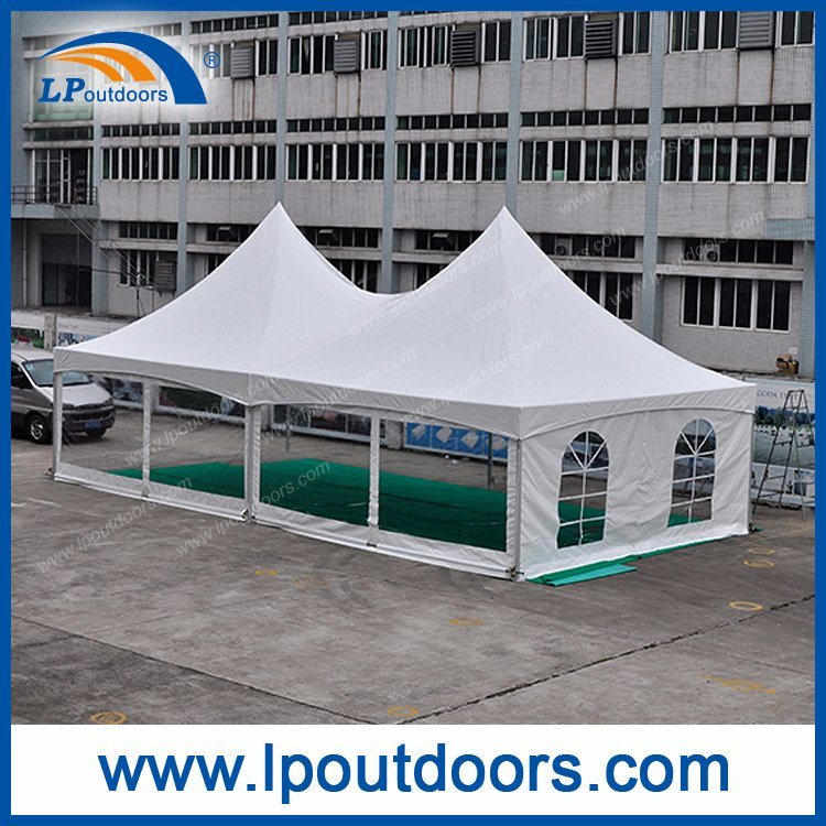 20X40 Double Peak Frame Heavy Duty Tent with Clear Wall for Events for Sale