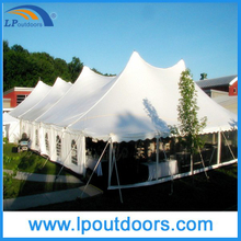 40ft X60ft White PVC Plain Walls And Windows Pegs And Pole Tent 
