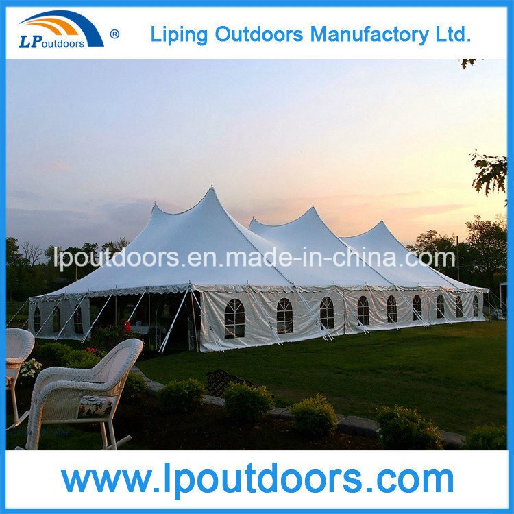 18m 60' Outdoor Cheap Steel Peg And Pole Tent