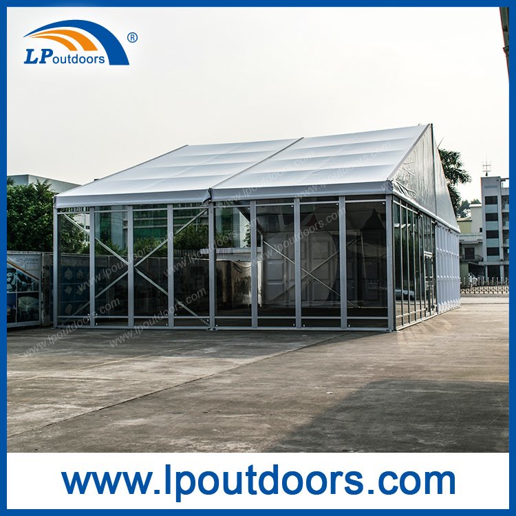 20X50m Outdoor ABS Glass Wall Solid Wedding Tent 