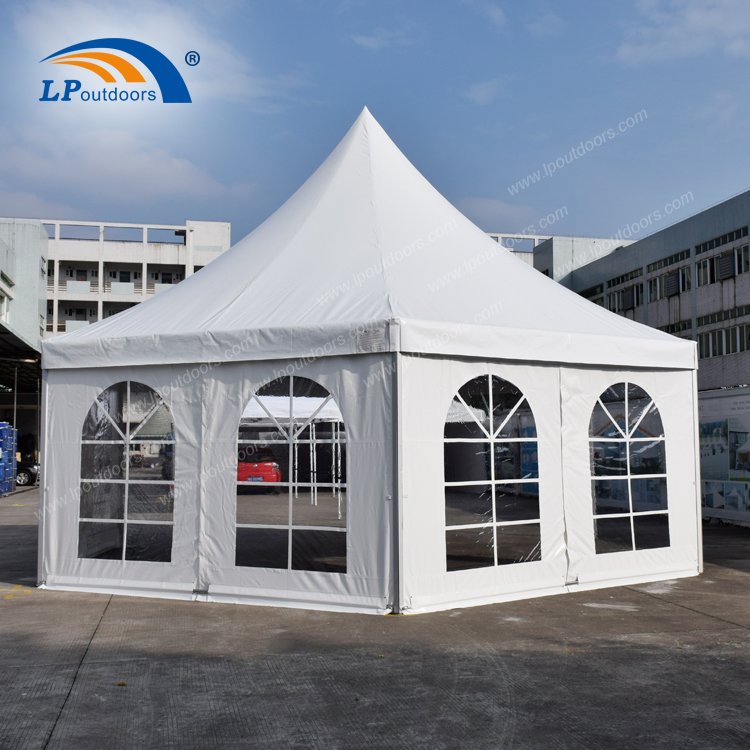 Dia 8m Outdoor Aluminum Hexagon Pagoda Tent For Event from China Manufacturer - LP outdoors