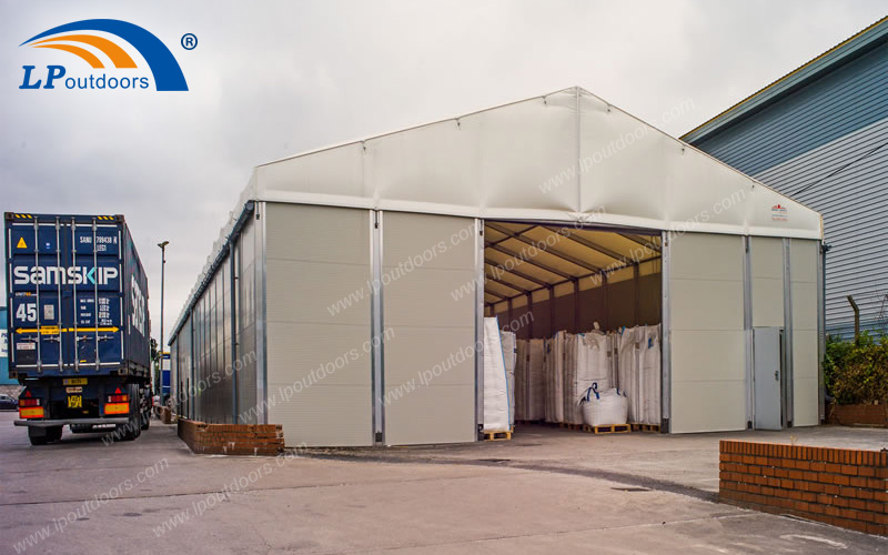 10-meter span aluminum alloy storage tent