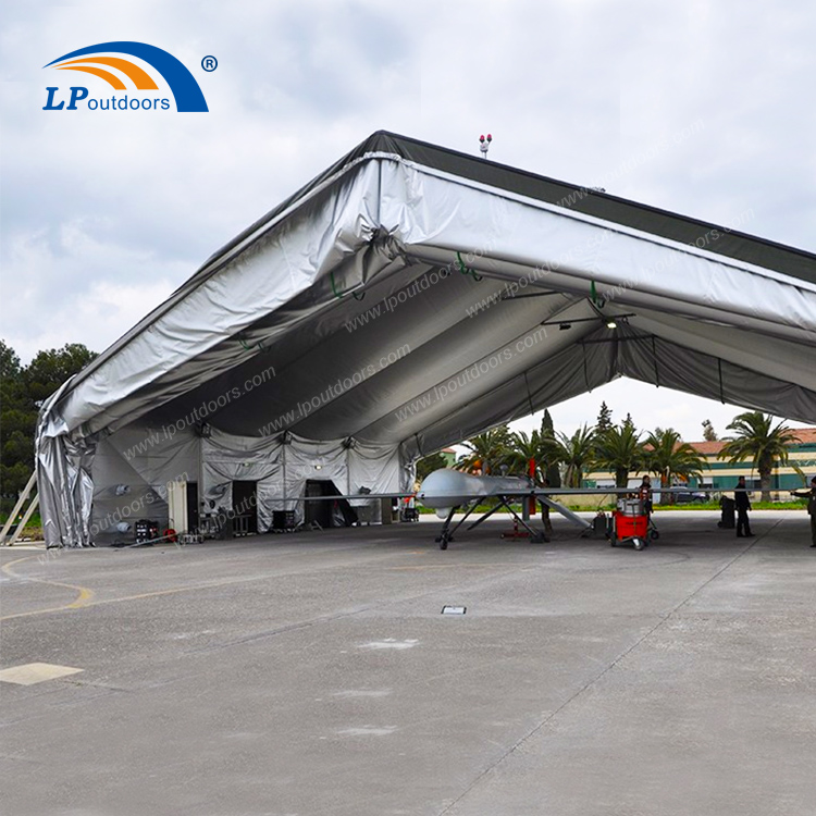 Outdoor Aluminum Frame Military Hangar Canopy with Flame Retardant PVC-1