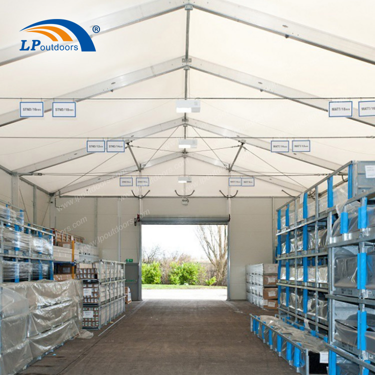 Mobile Customized Aluminum Structure Industrial Warehouse Workshop Tent Focus on Safety and Practicality-2