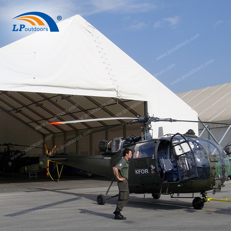 Outdoor Aluminum Frame Military Hangar Canopy with Flame Retardant PVC-2