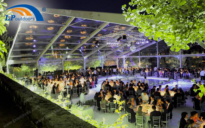 Outdoor Clear PVC Transparent Marquee Wedding Tent Give You A Special Event Experience 